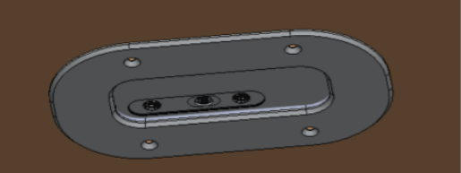Flush-mounted integration design